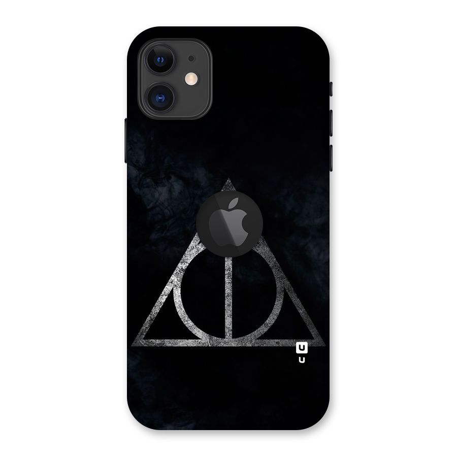 Rugged Triangle Design Back Case for iPhone 11 Logo Cut