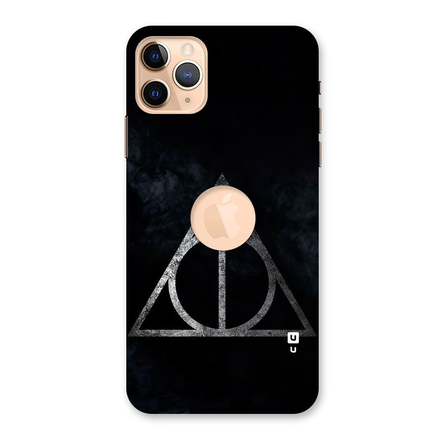 Rugged Triangle Design Back Case for iPhone 11 Pro Max Logo Cut