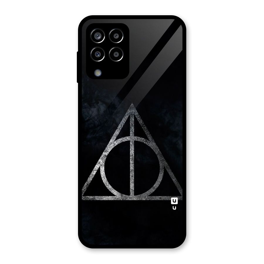 Rugged Triangle Design Glass Back Case for Galaxy M33