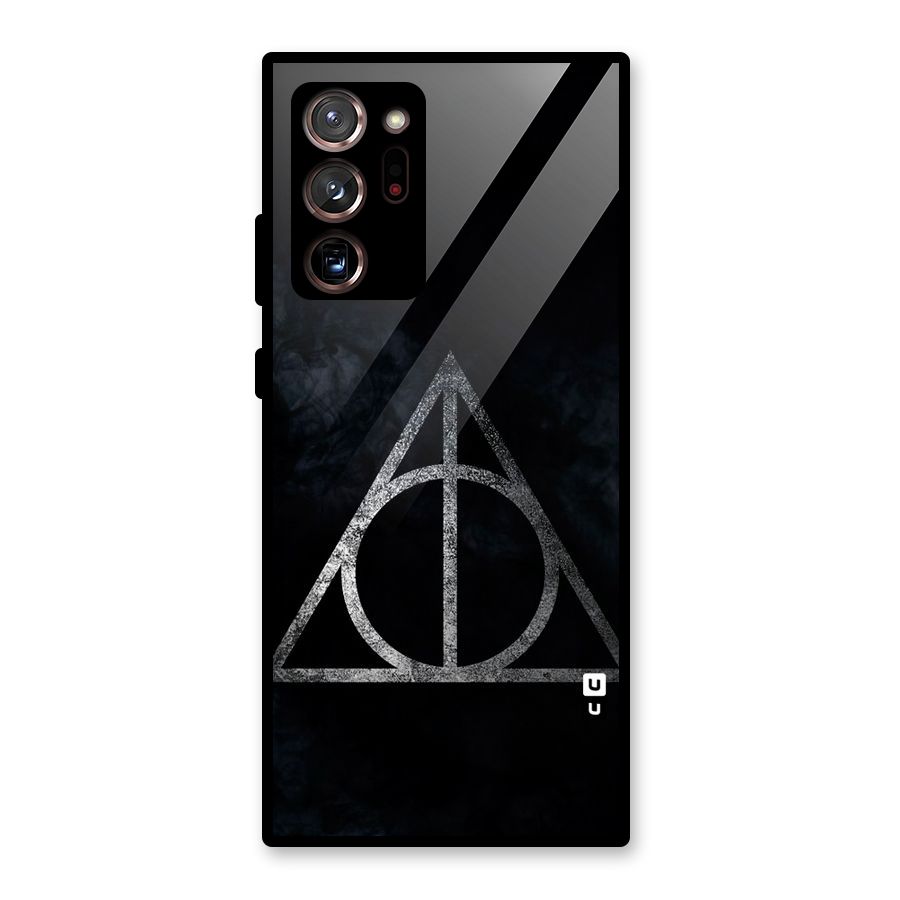 Rugged Triangle Design Glass Back Case for Galaxy Note 20 Ultra 5G