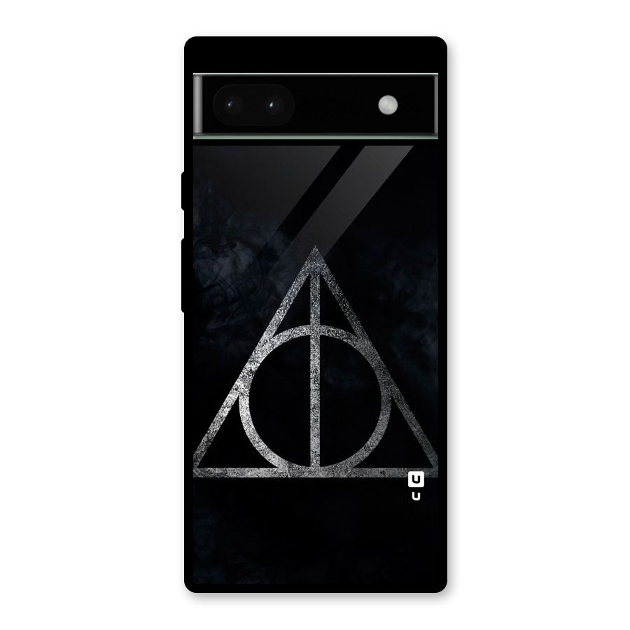 Rugged Triangle Design Glass Back Case for Google Pixel 6a