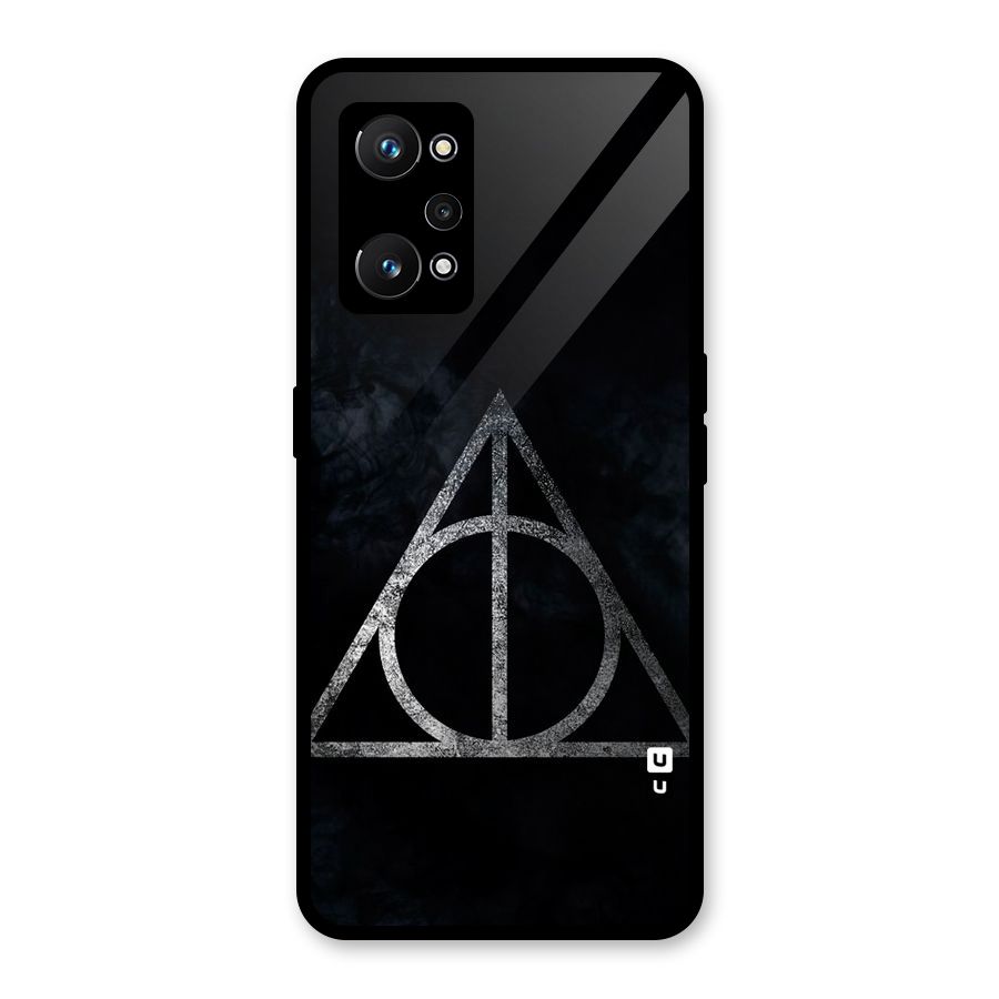 Rugged Triangle Design Glass Back Case for Realme GT Neo 3T