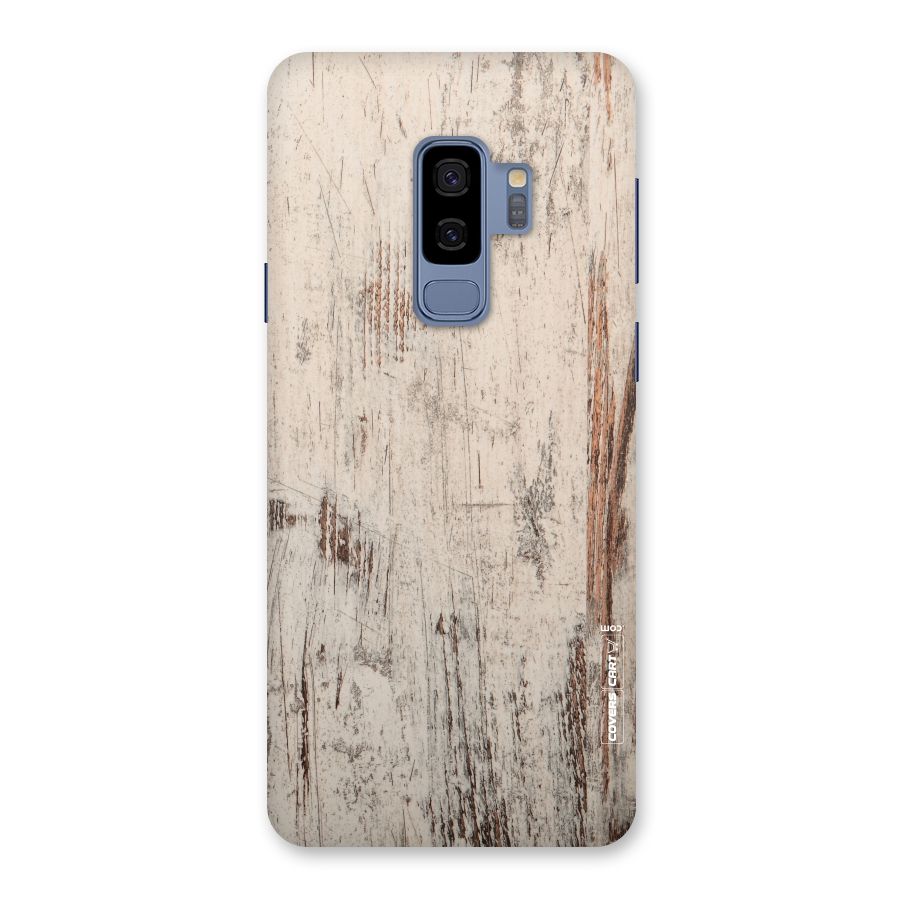 Rugged Wooden Texture Back Case for Galaxy S9 Plus