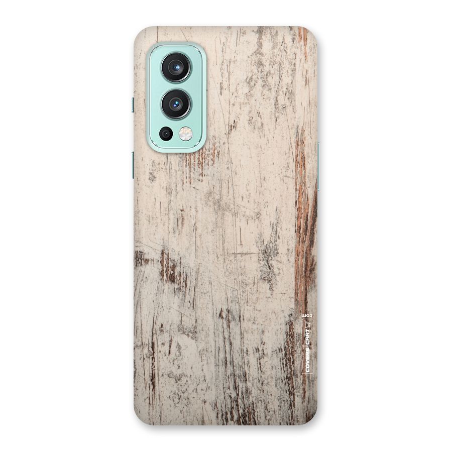 Rugged Wooden Texture Back Case for OnePlus Nord 2 5G