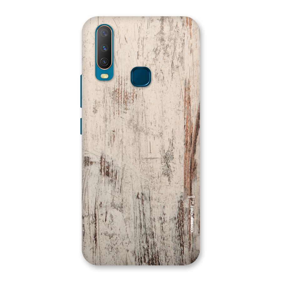 Rugged Wooden Texture Back Case for Vivo U10