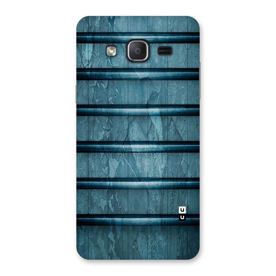 Rustic Blue Shelf Back Case for Galaxy On7 2015