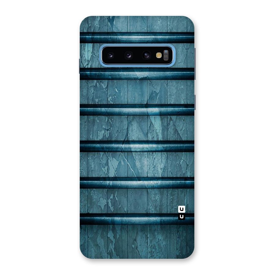 Rustic Blue Shelf Back Case for Galaxy S10