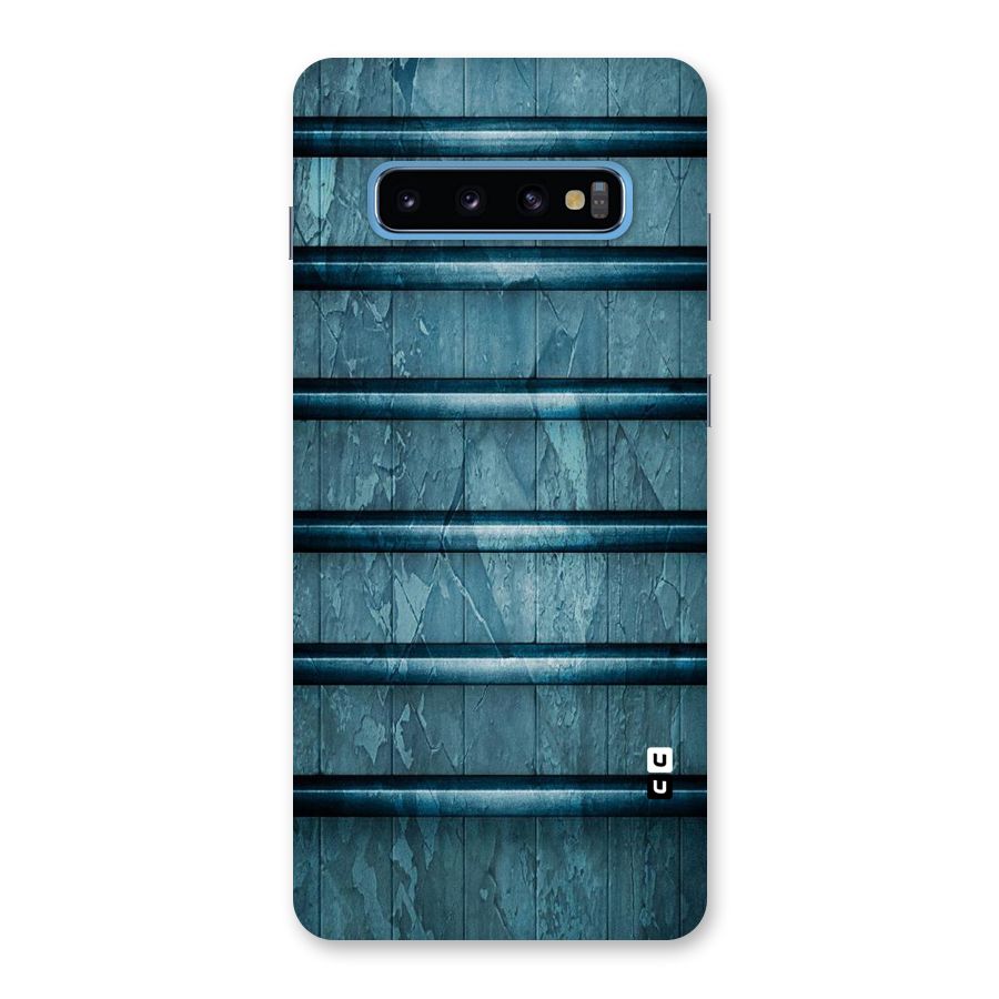 Rustic Blue Shelf Back Case for Galaxy S10 Plus