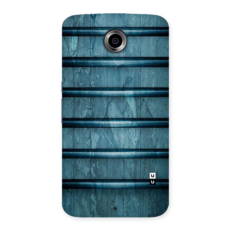 Rustic Blue Shelf Back Case for Nexsus 6