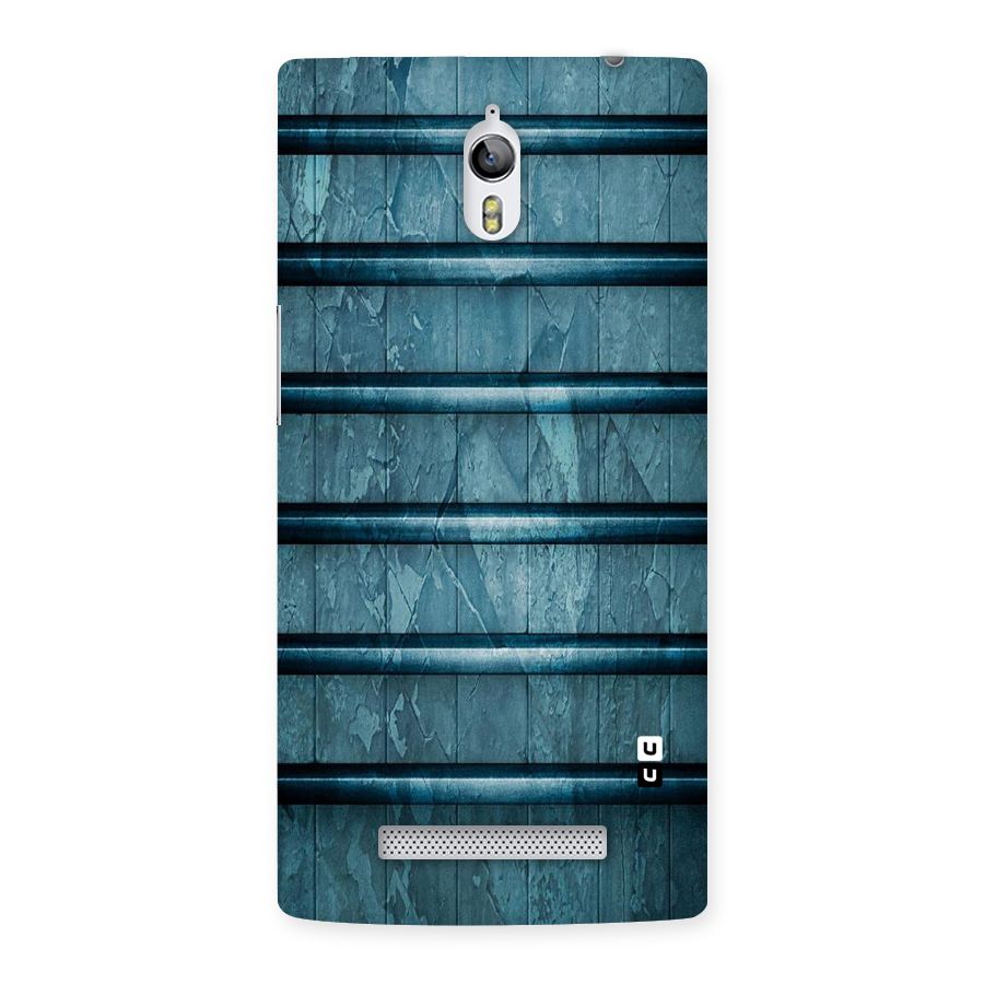 Rustic Blue Shelf Back Case for Oppo Find 7