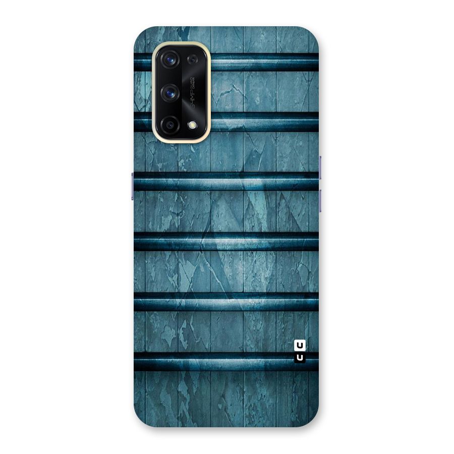 Rustic Blue Shelf Glass Back Case for Realme X7 Pro