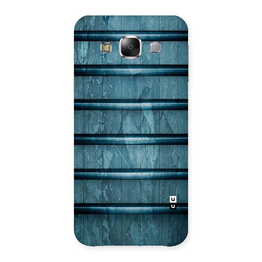 Rustic Blue Shelf Back Case for Samsung Galaxy E5