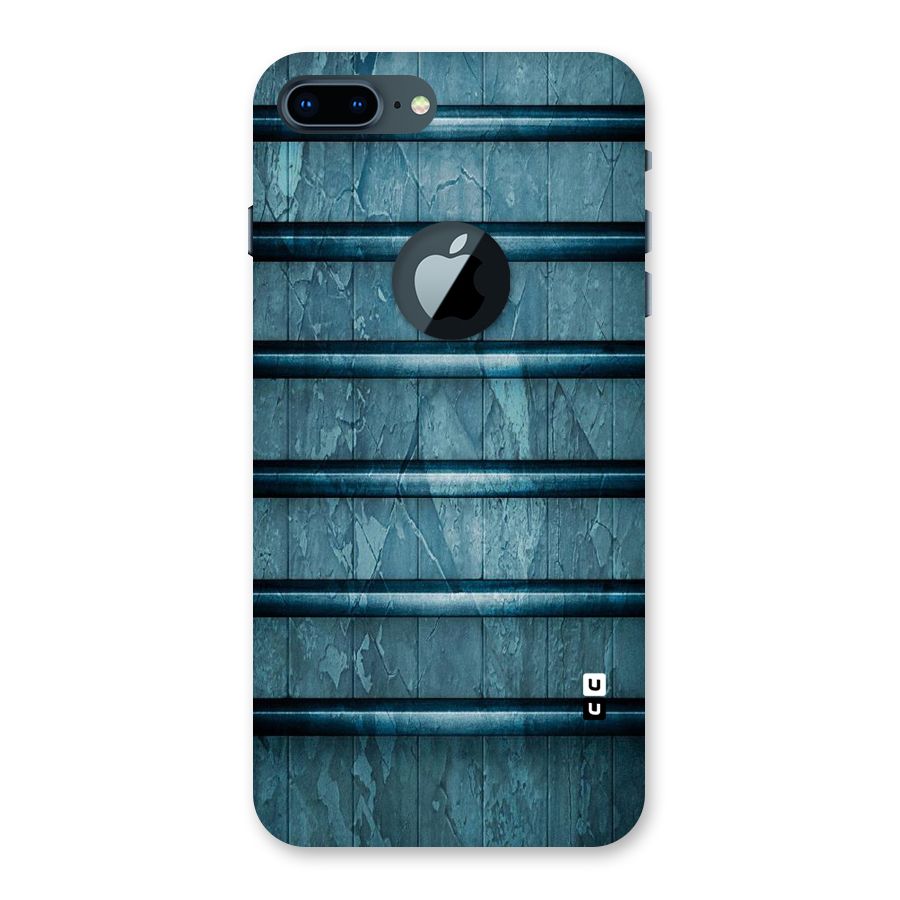 Rustic Blue Shelf Back Case for iPhone 7 Plus Logo Cut