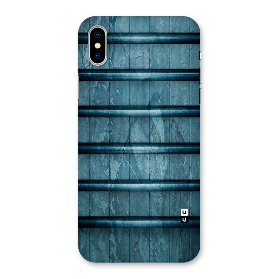 Rustic Blue Shelf Back Case for iPhone XS