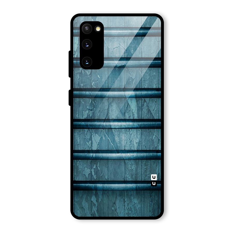 Rustic Blue Shelf Glass Back Case for Galaxy S20 FE 5G