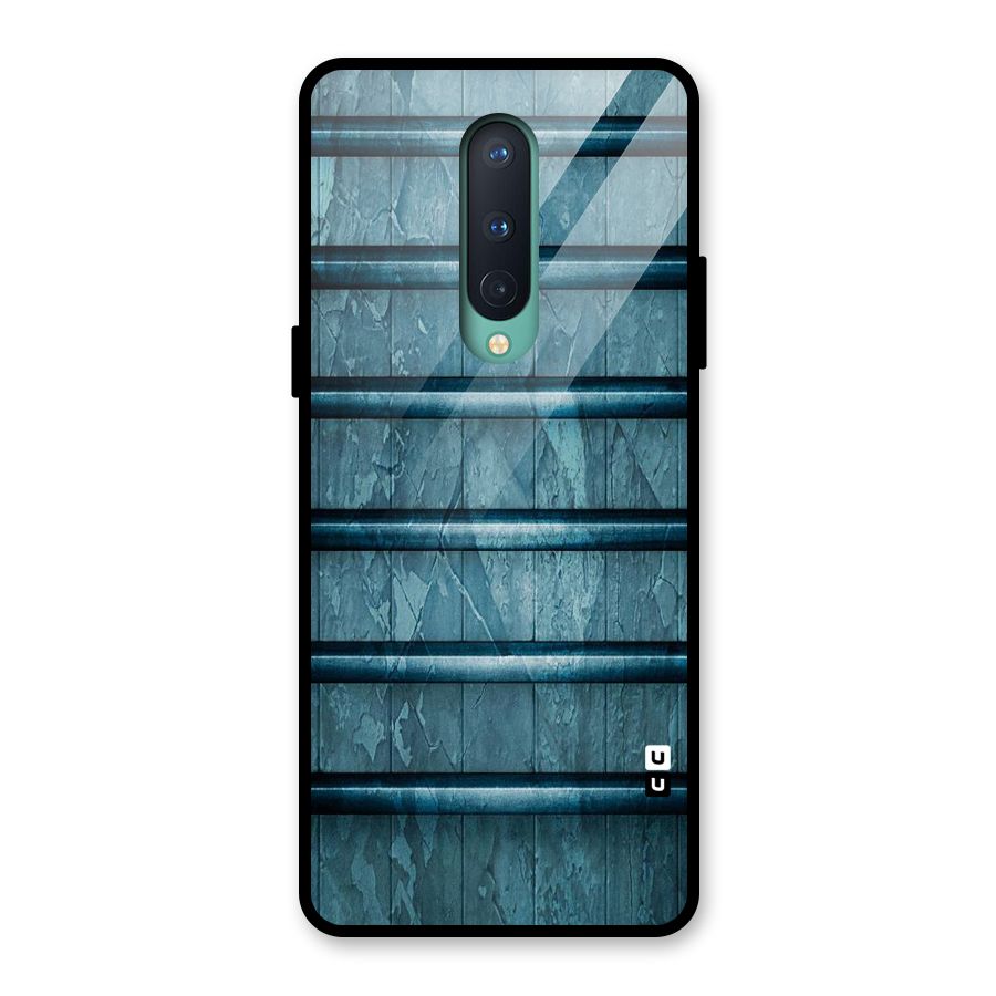 Rustic Blue Shelf Glass Back Case for OnePlus 8