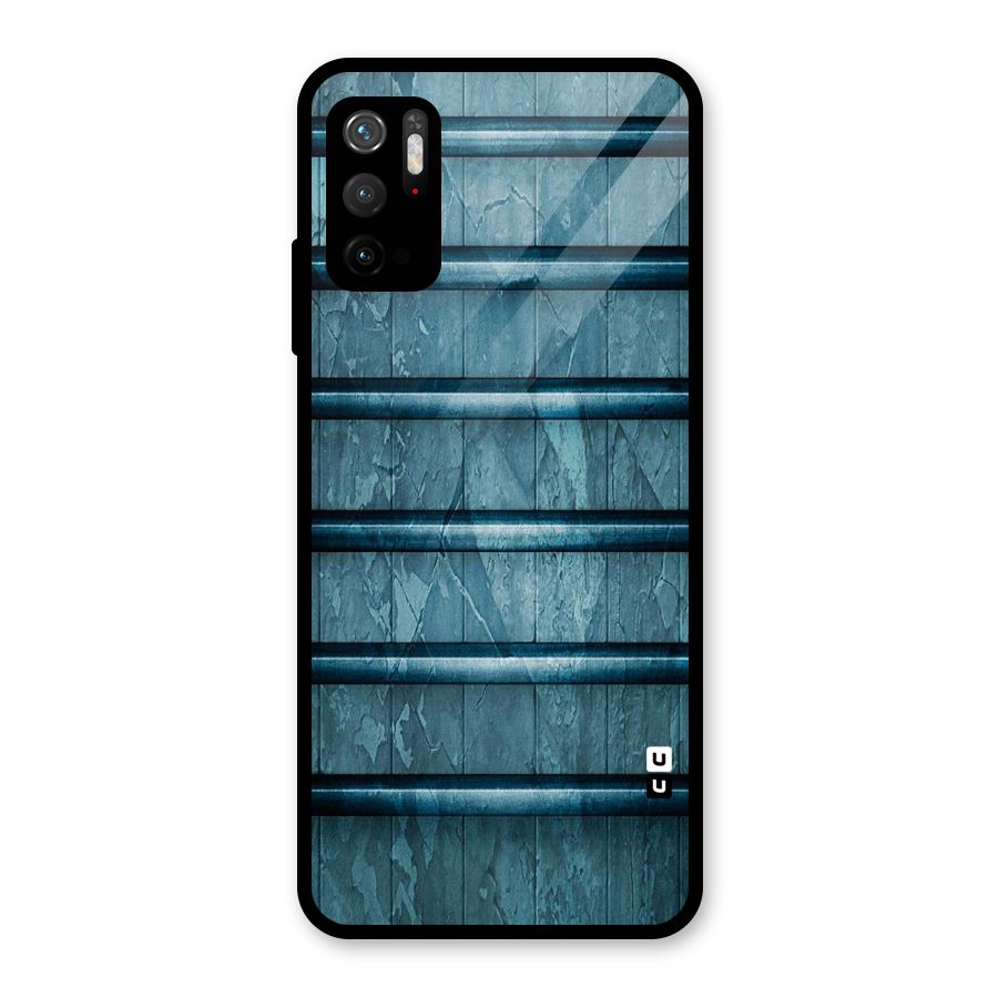 Rustic Blue Shelf Glass Back Case for Poco M3 Pro 5G