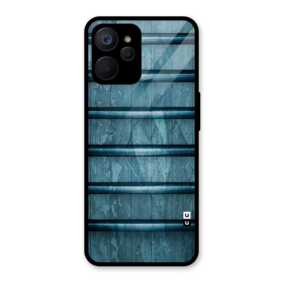 Rustic Blue Shelf Glass Back Case for Realme 9i 5G