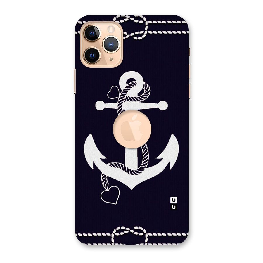 Sail Anchor Back Case for iPhone 11 Pro Max Logo Cut