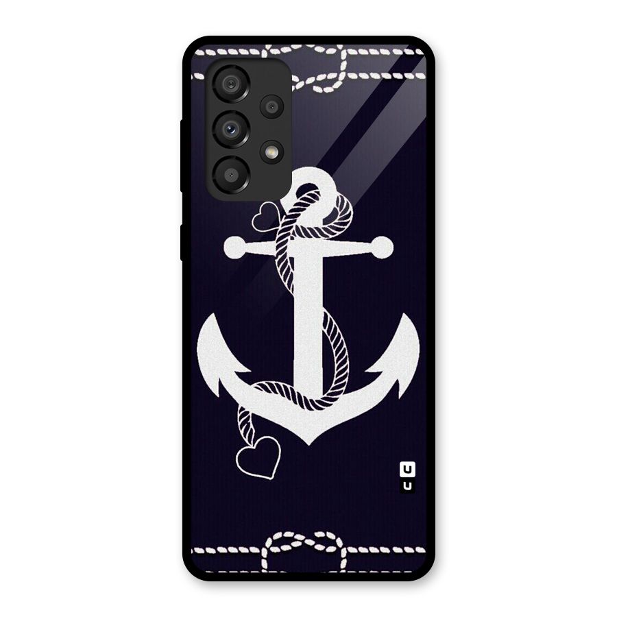Sail Anchor Glass Back Case for Galaxy A33 5G