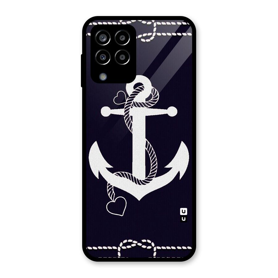Sail Anchor Glass Back Case for Galaxy M33