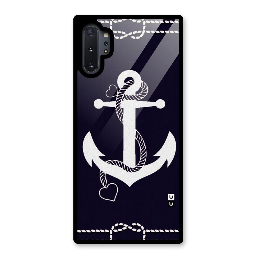 Sail Anchor Glass Back Case for Galaxy Note 10 Plus