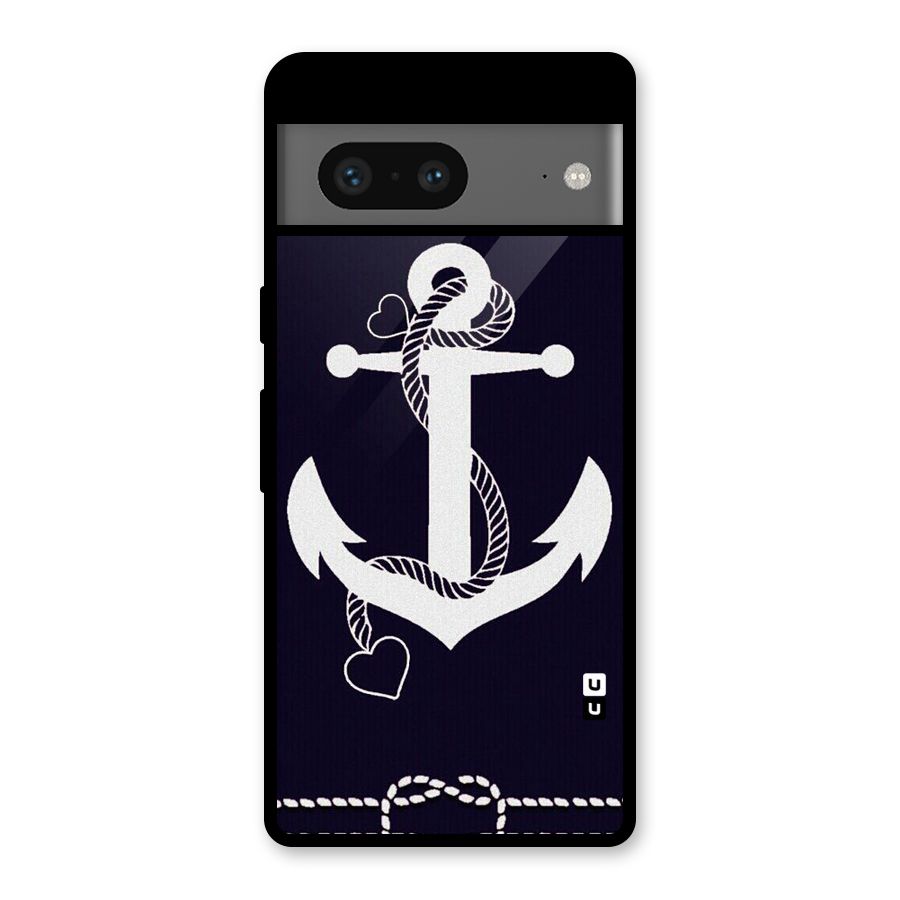 Sail Anchor Glass Back Case for Google Pixel 7