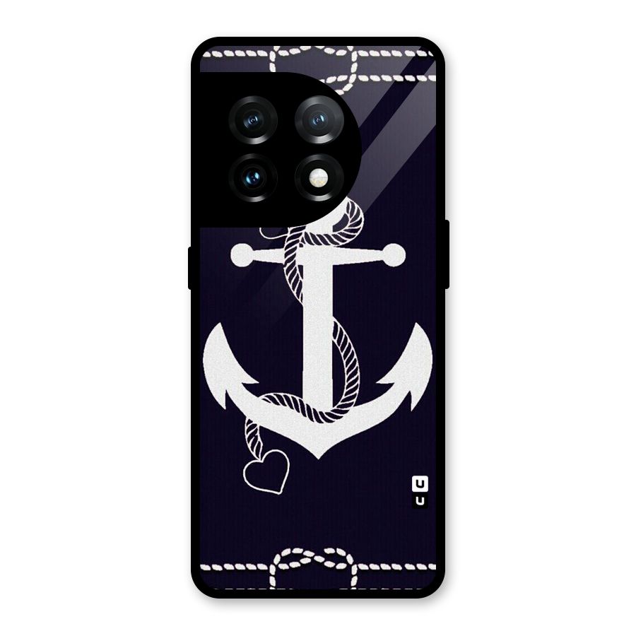 Sail Anchor Glass Back Case for OnePlus 11