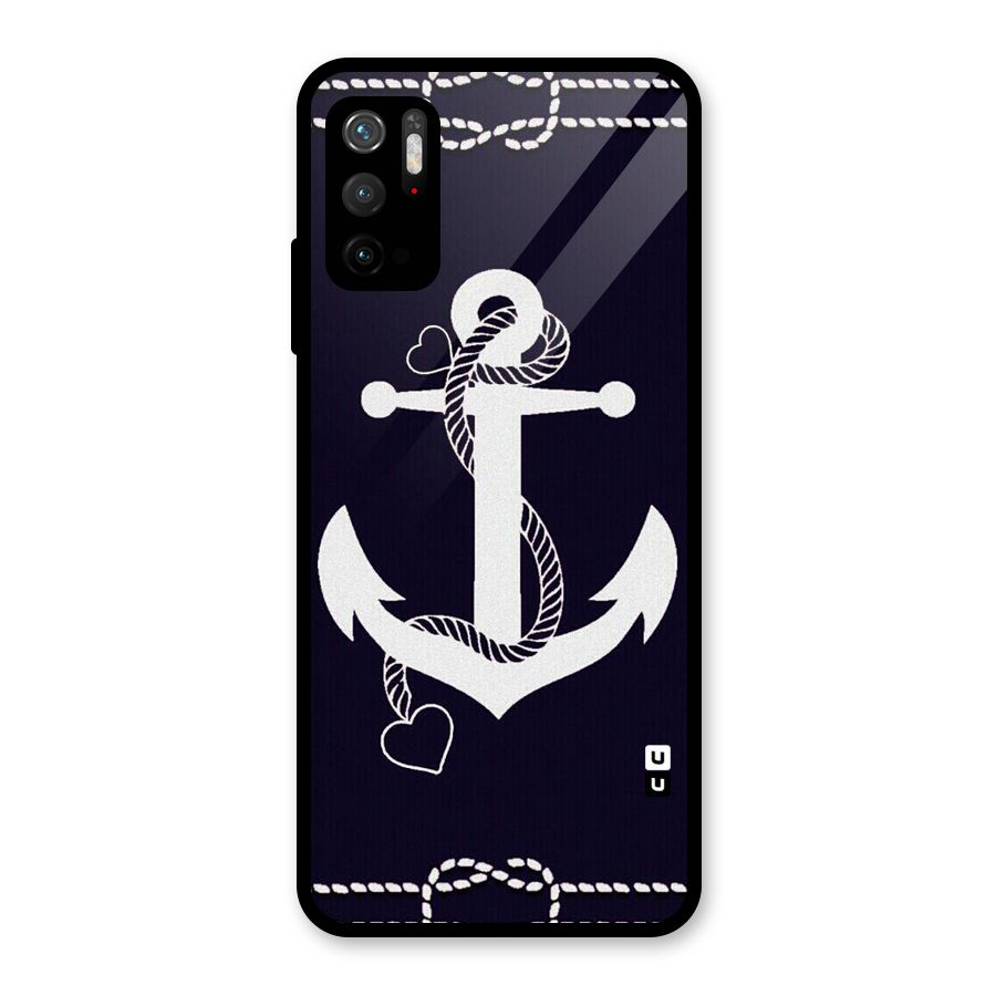 Sail Anchor Glass Back Case for Poco M3 Pro 5G