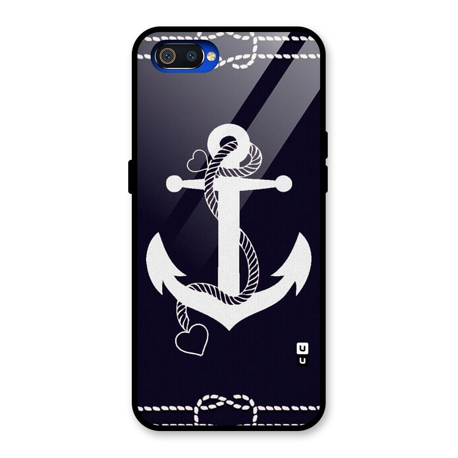 Sail Anchor Glass Back Case for Realme C2