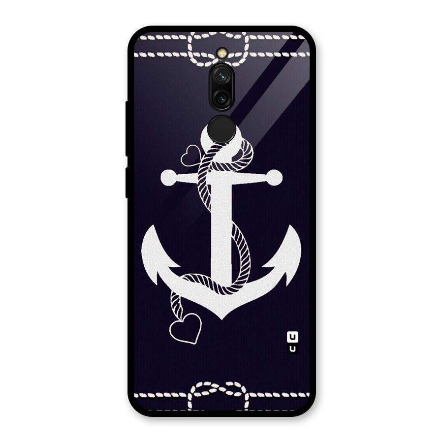 Sail Anchor Glass Back Case for Redmi 8