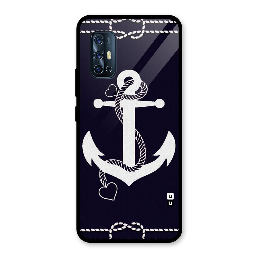 Sail Anchor Glass Back Case for Vivo V17