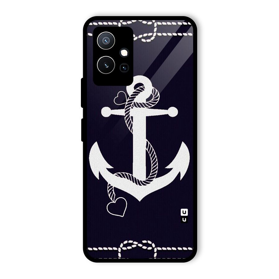 Sail Anchor Glass Back Case for Vivo iQOO Z6