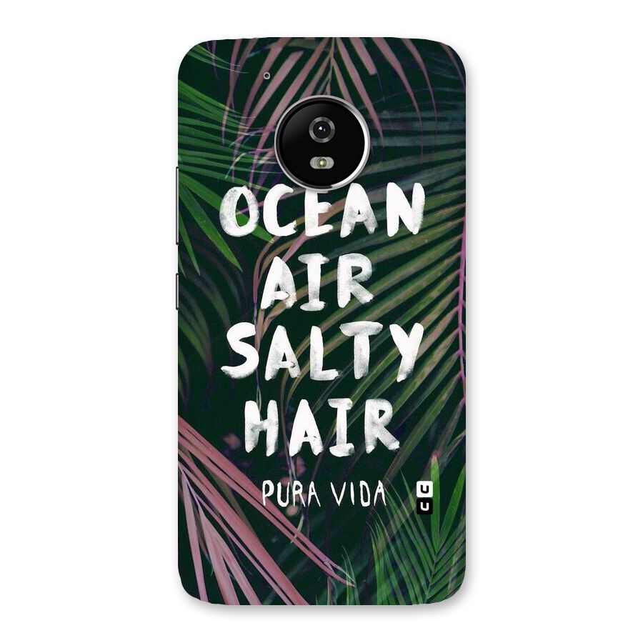 Salty Hair Back Case for Moto G5