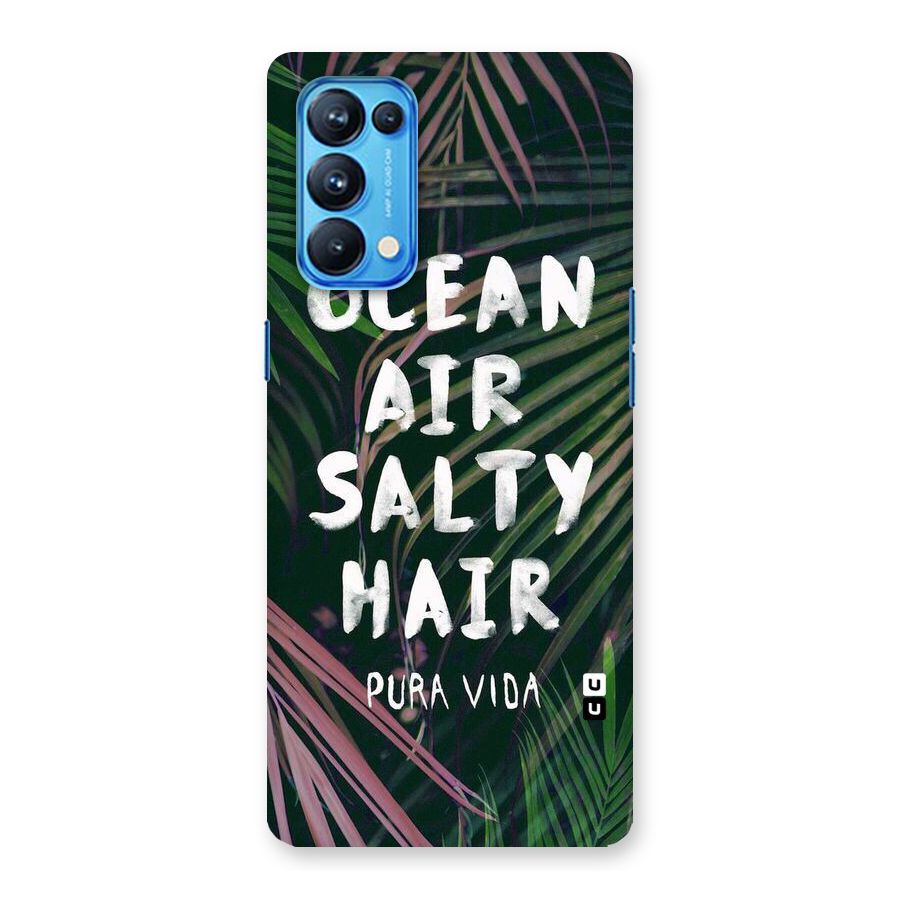 Salty Hair Back Case for Oppo Reno5 Pro 5G