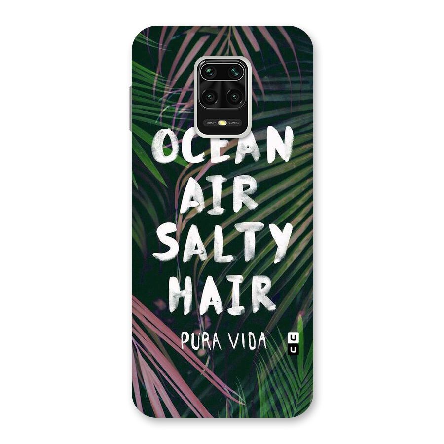 Salty Hair Back Case for Redmi Note 9 Pro