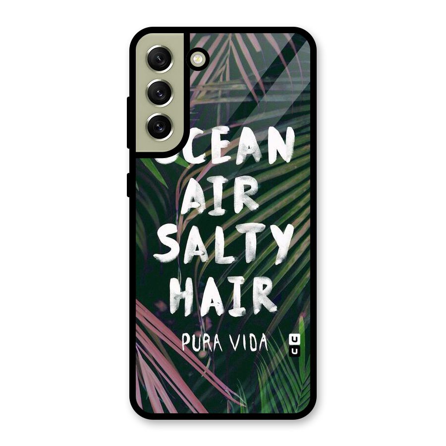 Salty Hair Glass Back Case for Galaxy S21 FE 5G