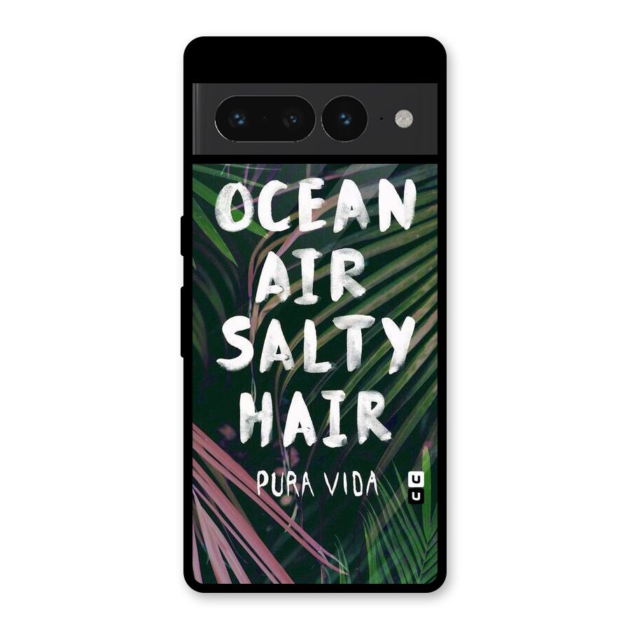 Salty Hair Glass Back Case for Google Pixel 7 Pro