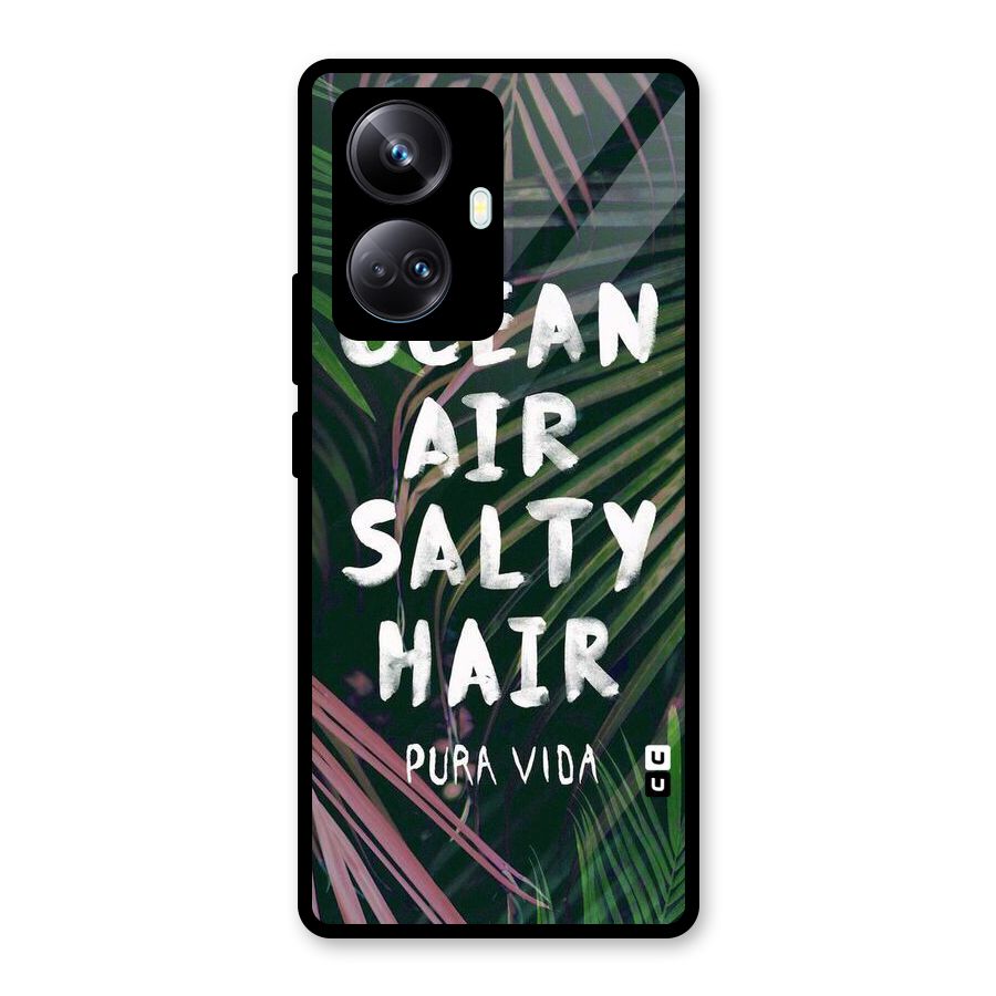 Salty Hair Glass Back Case for Realme 10 Pro Plus