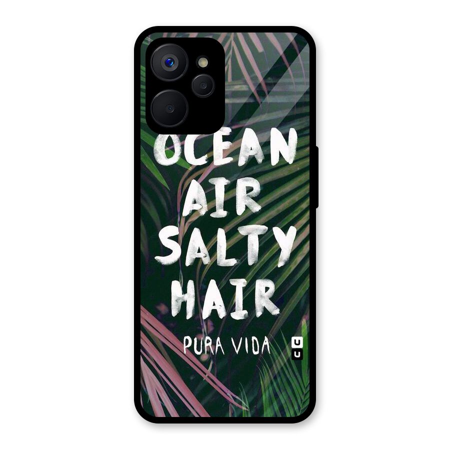 Salty Hair Glass Back Case for Realme 9i 5G