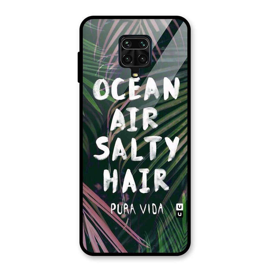 Salty Hair Glass Back Case for Redmi Note 10 Lite