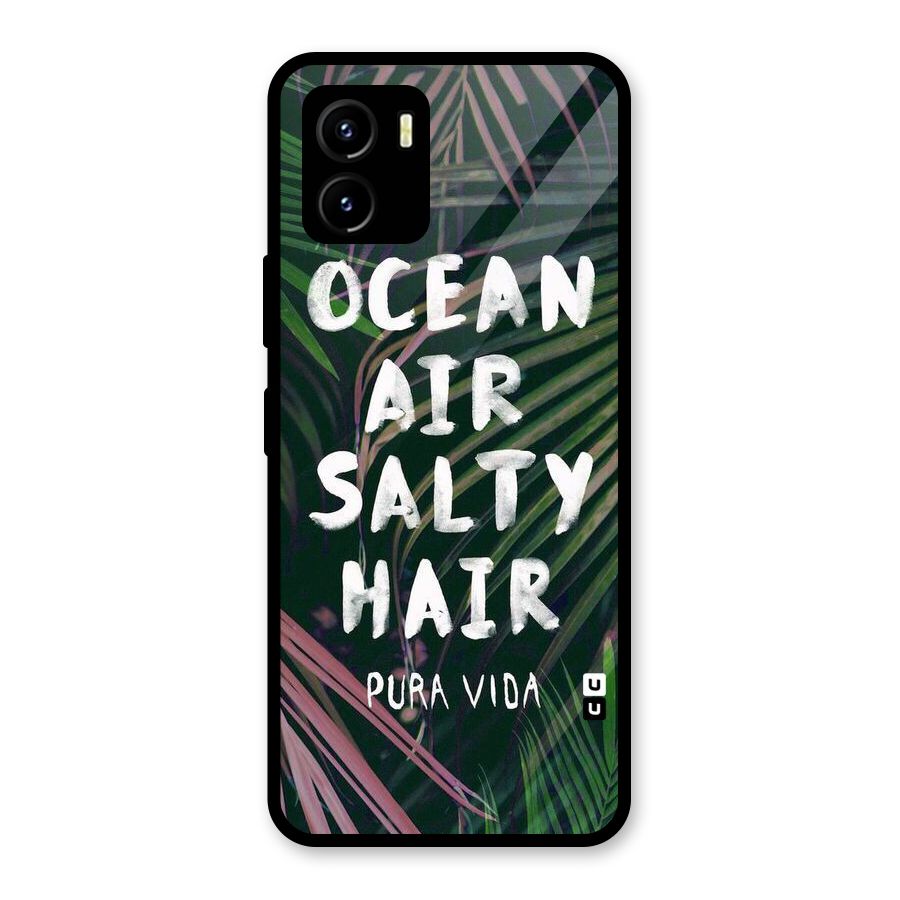 Salty Hair Glass Back Case for Vivo Y15s