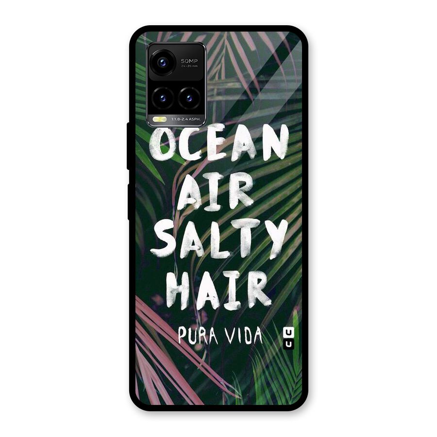 Salty Hair Glass Back Case for Vivo Y21T