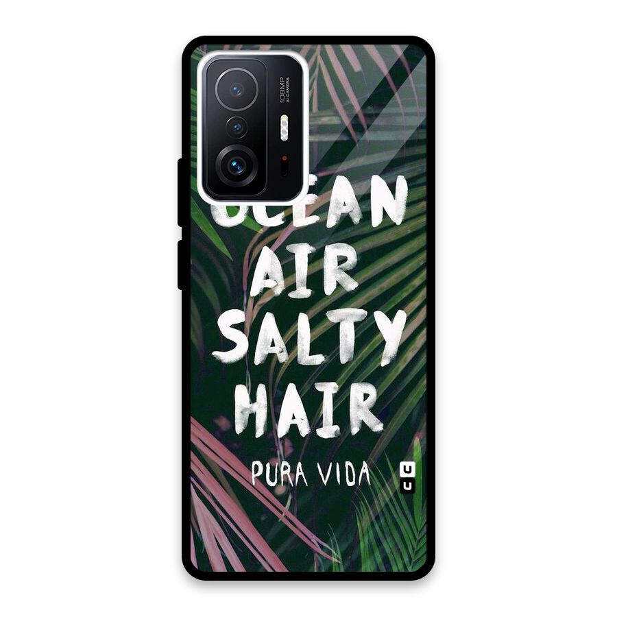 Salty Hair Glass Back Case for Xiaomi 11T Pro