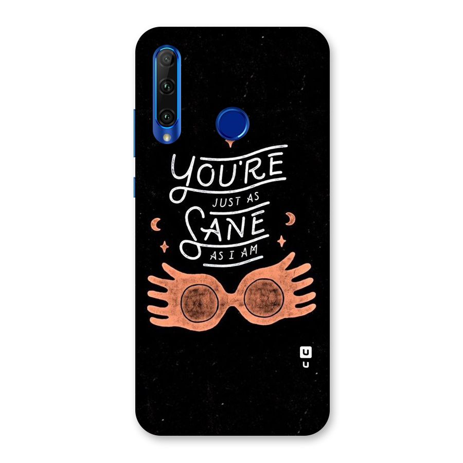 Sane As I Back Case for Honor 20i