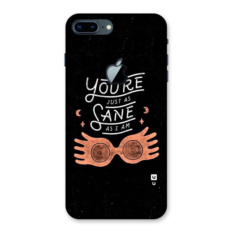 Sane As I Back Case for iPhone 7 Plus Apple Cut