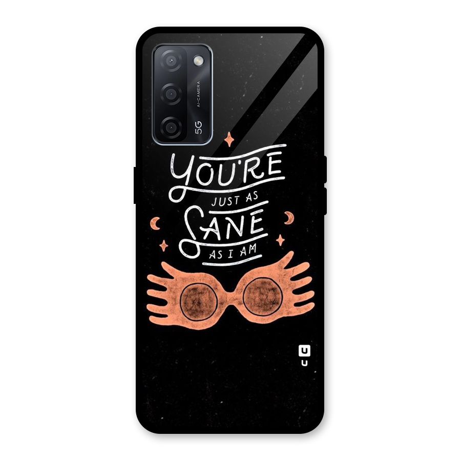 Sane As I Glass Back Case for Oppo A53s 5G
