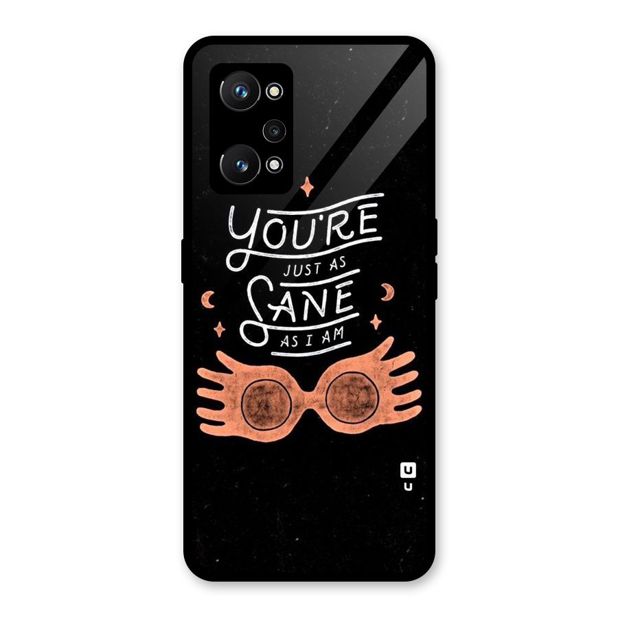 Sane As I Glass Back Case for Realme GT Neo 3T