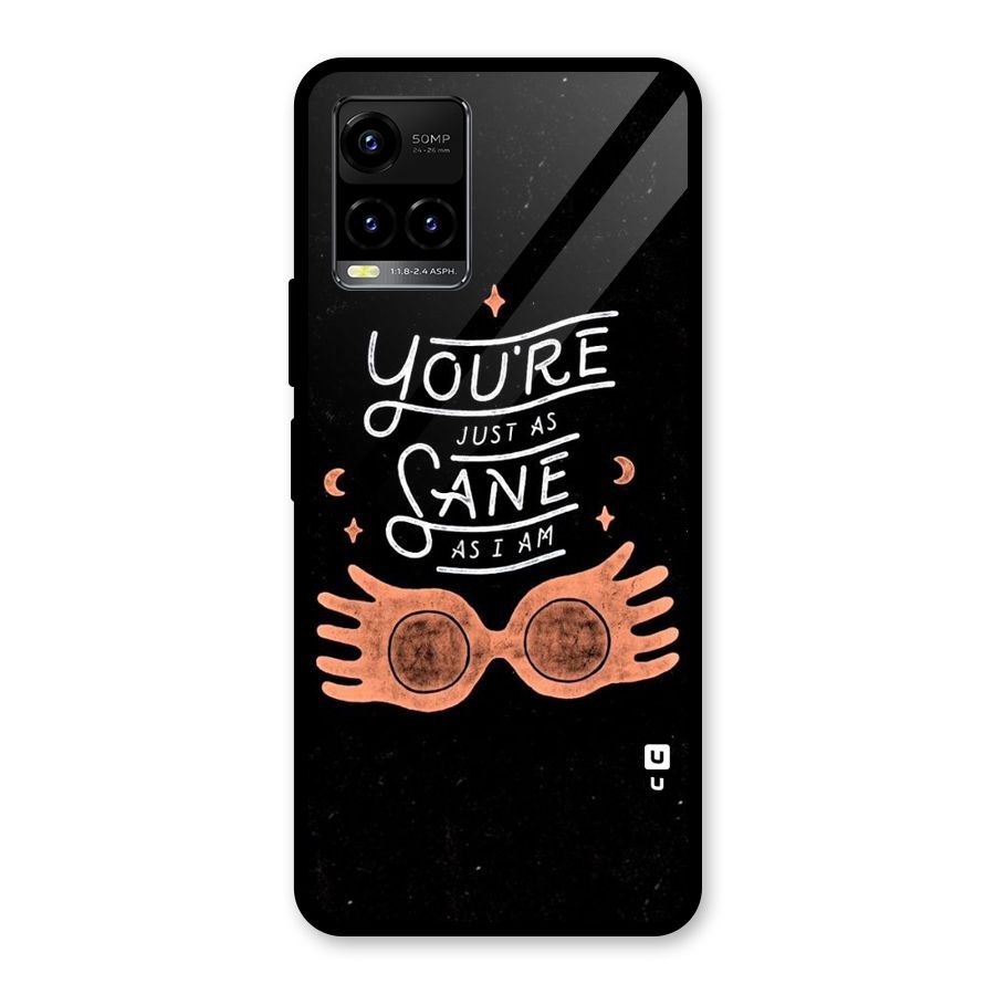 Sane As I Glass Back Case for Vivo Y21A
