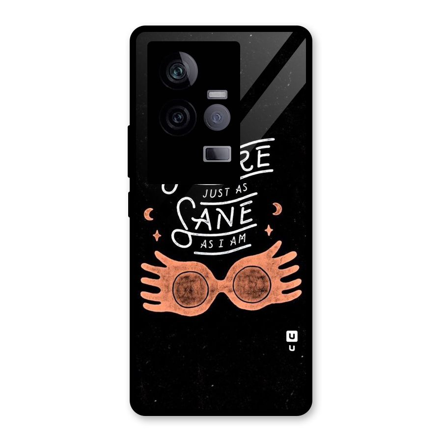 Sane As I Glass Back Case for Vivo iQOO 11 5G